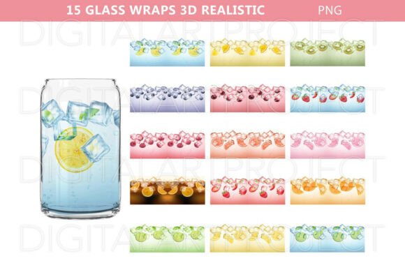 Can Glass Wraps: Realistic Drinks Design for Stunning Projects