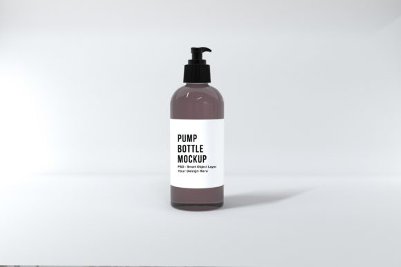 Pump Bottle Mockup: Showcase Your Branding with Realistic 3D Style
