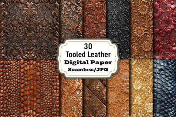 Tooled Leather Texture Patterns: Elevate Your Designs